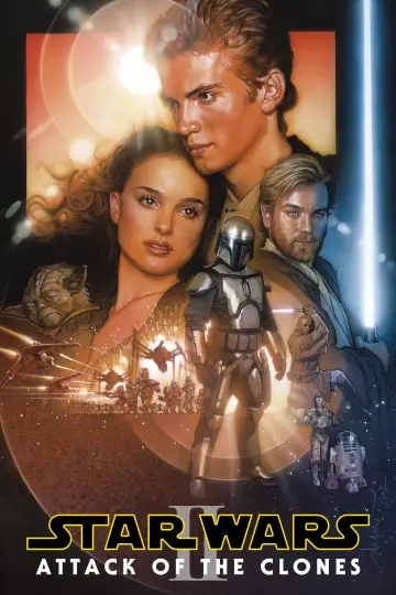 Plakat do filmu "Gwiezdne wojny: Część II - Atak klonów" #279765