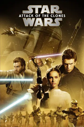 Plakat do filmu "Gwiezdne wojny: Część II - Atak klonów" #279772