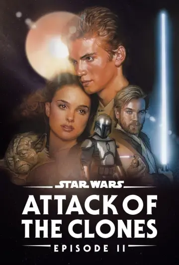 Plakat do filmu "Gwiezdne wojny: Część II - Atak klonów" #279775