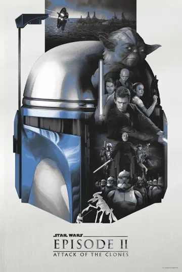 Plakat do filmu "Gwiezdne wojny: Część II - Atak klonów" #279776