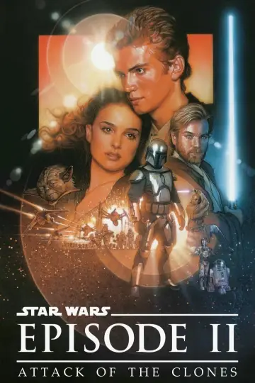 Plakat do filmu "Gwiezdne wojny: Część II - Atak klonów" #279779