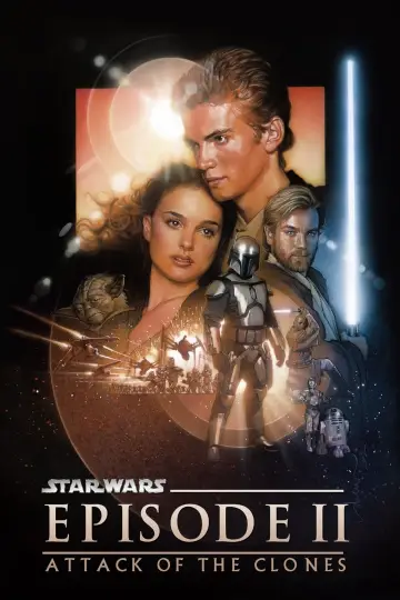 Plakat do filmu "Gwiezdne wojny: Część II - Atak klonów" #279782