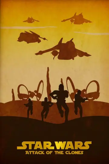 Plakat do filmu "Gwiezdne wojny: Część II - Atak klonów" #279783