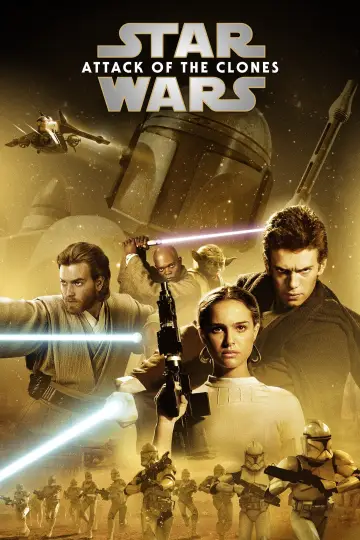 Plakat do filmu "Gwiezdne wojny: Część II - Atak klonów" #279787