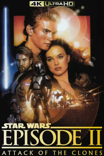 Plakat do filmu "Gwiezdne wojny: Część II - Atak klonów" #279789