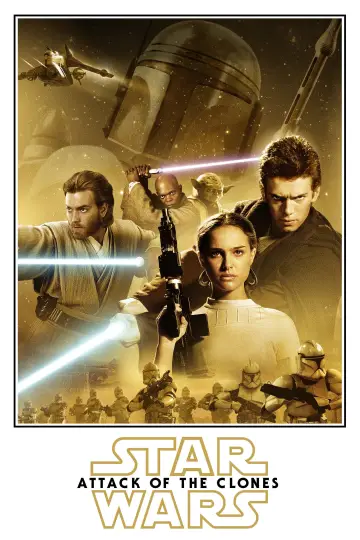 Plakat do filmu "Gwiezdne wojny: Część II - Atak klonów" #279792