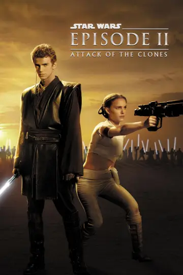 Plakat do filmu "Gwiezdne wojny: Część II - Atak klonów" #279793