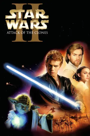 Plakat do filmu "Gwiezdne wojny: Część II - Atak klonów" #279796