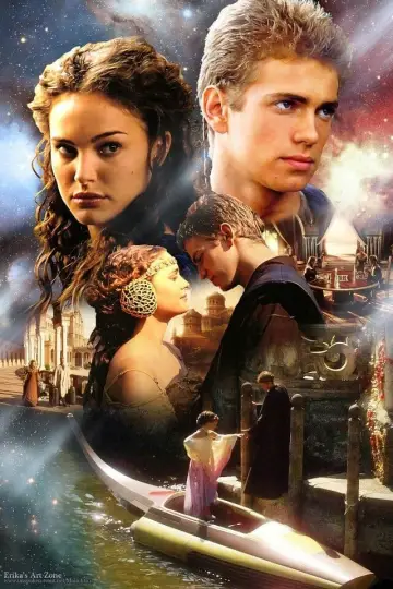 Plakat do filmu "Gwiezdne wojny: Część II - Atak klonów" #279815