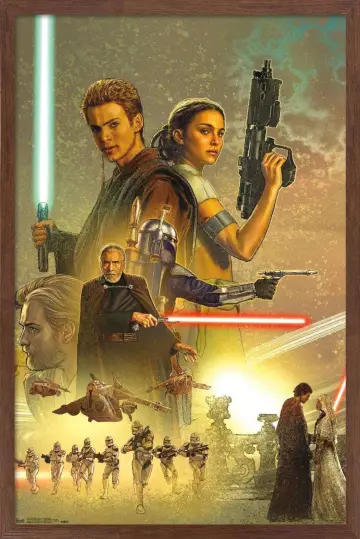 Plakat do filmu "Gwiezdne wojny: Część II - Atak klonów" #279816