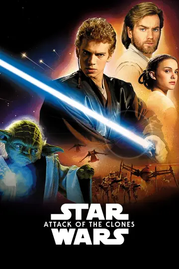 Plakat do filmu "Gwiezdne wojny: Część II - Atak klonów" #430433