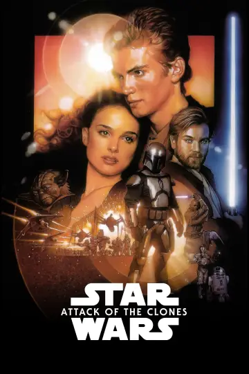 Plakat do filmu "Gwiezdne wojny: Część II - Atak klonów" #430434