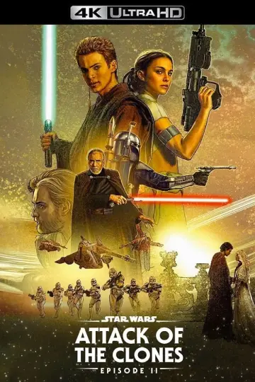 Plakat do filmu "Gwiezdne wojny: Część II - Atak klonów" #472710
