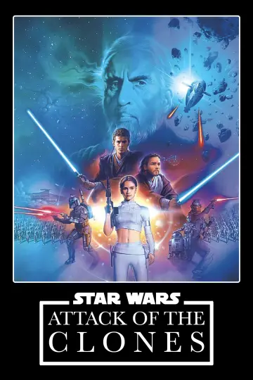 Plakat do filmu "Gwiezdne wojny: Część II - Atak klonów" #472714