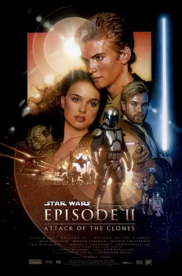 Plakat do filmu "Gwiezdne wojny: Część II - Atak klonów" #617081