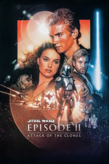 Plakat do filmu "Gwiezdne wojny: Część II - Atak klonów" #617084