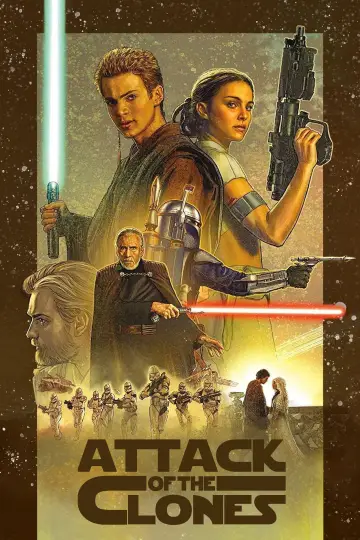 Plakat do filmu "Gwiezdne wojny: Część II - Atak klonów" #617099
