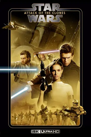 Plakat do filmu "Gwiezdne wojny: Część II - Atak klonów" #617128