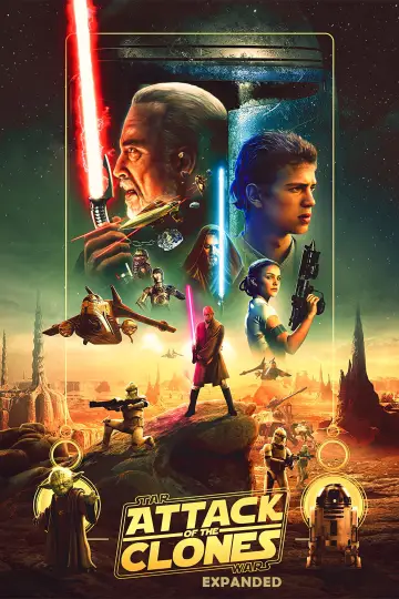Plakat do filmu "Gwiezdne wojny: Część II - Atak klonów" #617146