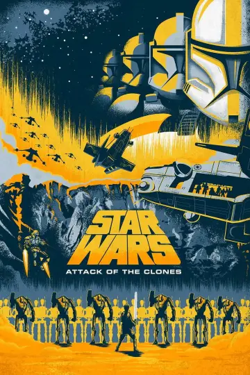 Plakat do filmu "Gwiezdne wojny: Część II - Atak klonów" #617150