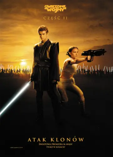 Plakat do filmu "Gwiezdne wojny: Część II - Atak klonów" #617157