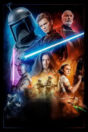 Plakat do filmu "Gwiezdne wojny: Część II - Atak klonów" #617170