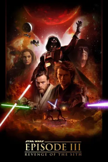Plakat do filmu "Gwiezdne wojny: Część III - Zemsta Sithów" #217495