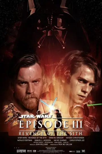 Plakat do filmu "Gwiezdne wojny: Część III - Zemsta Sithów" #217496