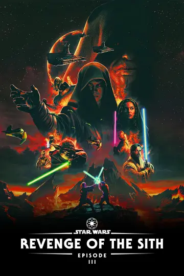 Plakat do filmu "Gwiezdne wojny: Część III - Zemsta Sithów" #416102