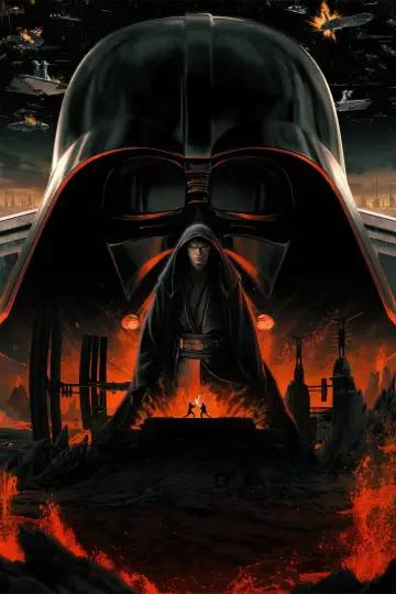 Plakat do filmu "Gwiezdne wojny: Część III - Zemsta Sithów" #608310