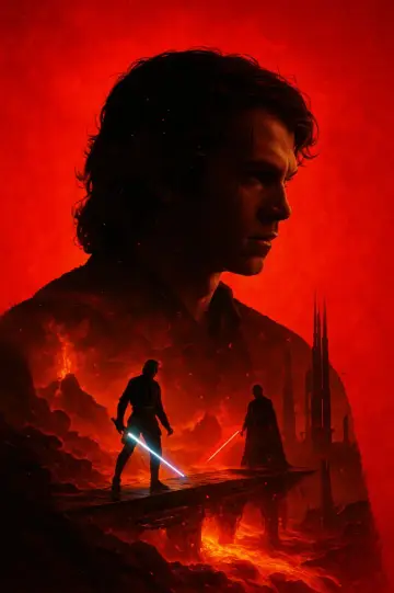 Plakat do filmu "Gwiezdne wojny: Część III - Zemsta Sithów" #608317