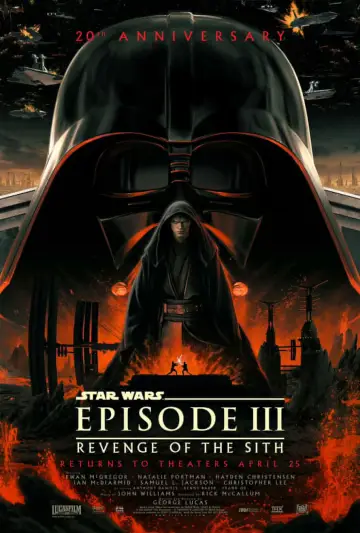 Plakat do filmu "Gwiezdne wojny: Część III - Zemsta Sithów" #608346