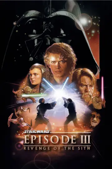 Plakat do filmu "Gwiezdne wojny: Część III - Zemsta Sithów" #608370