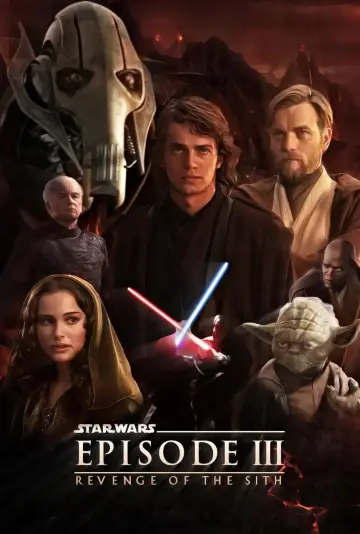 Plakat do filmu "Gwiezdne wojny: Część III - Zemsta Sithów" #608380