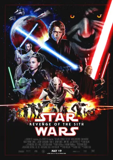 Plakat do filmu "Gwiezdne wojny: Część III - Zemsta Sithów" #608392
