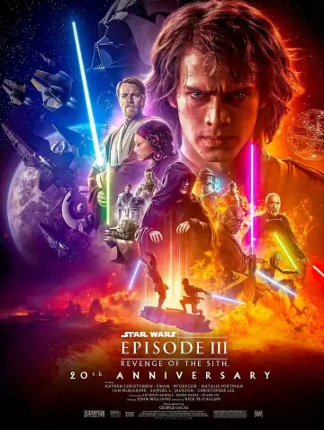 Plakat do filmu "Gwiezdne wojny: Część III - Zemsta Sithów" #608394