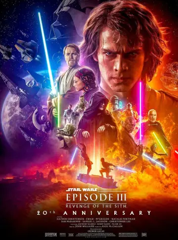 Plakat do filmu "Gwiezdne wojny: Część III - Zemsta Sithów" #608397