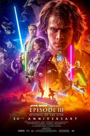 Plakat do filmu "Gwiezdne wojny: Część III - Zemsta Sithów" #608402