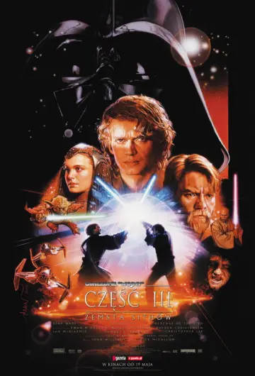 Plakat do filmu "Gwiezdne wojny: Część III - Zemsta Sithów" #608444