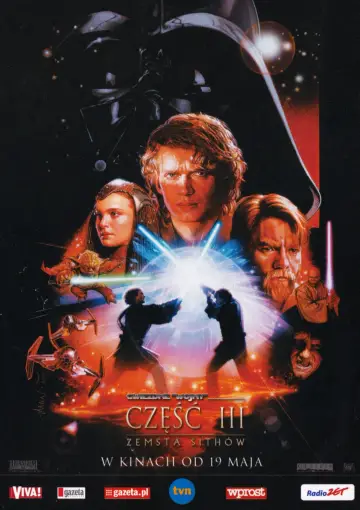 Plakat do filmu "Gwiezdne wojny: Część III - Zemsta Sithów" #608453