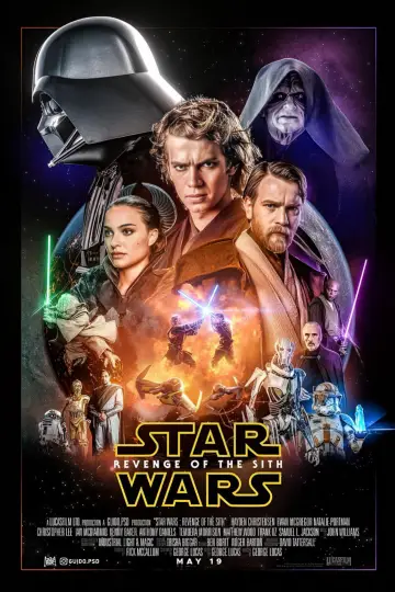 Plakat do filmu "Gwiezdne wojny: Część III - Zemsta Sithów" #608462