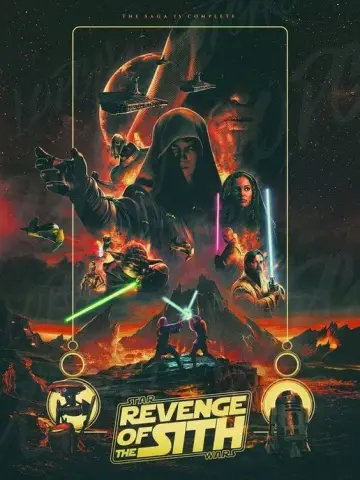 Plakat do filmu "Gwiezdne wojny: Część III - Zemsta Sithów" #71728