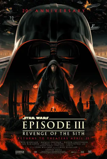 Plakat do filmu "Gwiezdne wojny: Część III - Zemsta Sithów" #801021
