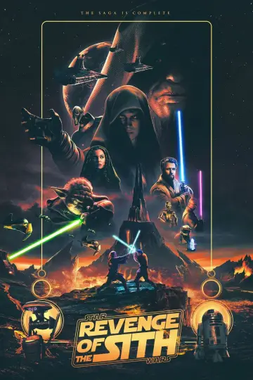 Plakat do filmu "Gwiezdne wojny: Część III - Zemsta Sithów" #833921