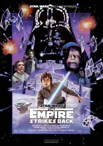 Plakat do filmu "Gwiezdne wojny: Część V - Imperium kontratakuje" #53299