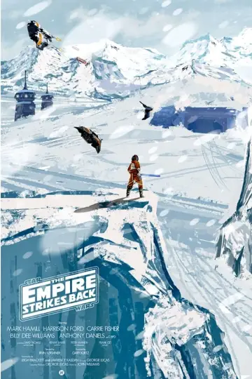 Plakat do filmu "Gwiezdne wojny: Część V - Imperium kontratakuje" #53381