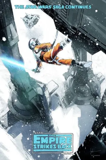 Plakat do filmu "Gwiezdne wojny: Część V - Imperium kontratakuje" #602033