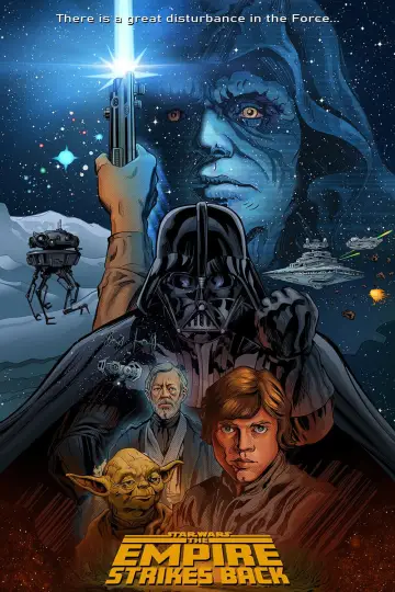 Plakat do filmu "Gwiezdne wojny: Część V - Imperium kontratakuje" #602126