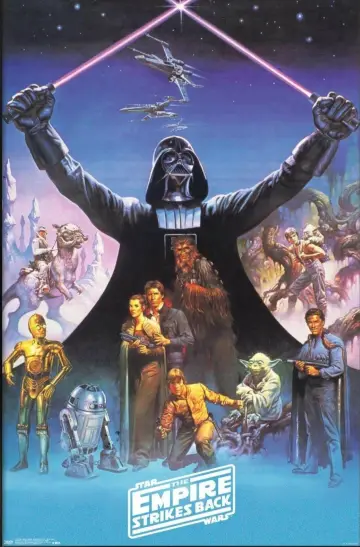 Plakat do filmu "Gwiezdne wojny: Część V - Imperium kontratakuje" #602139