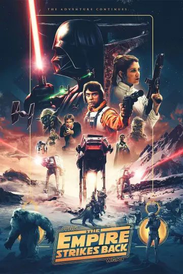 Plakat do filmu "Gwiezdne wojny: Część V - Imperium kontratakuje" #602223